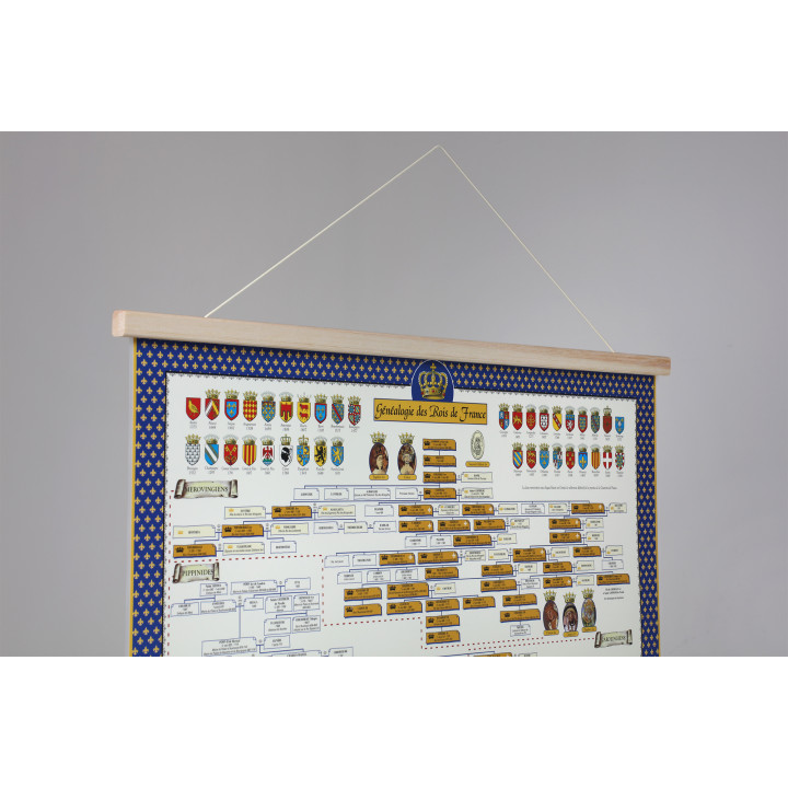 Magnetic wood frame hanging