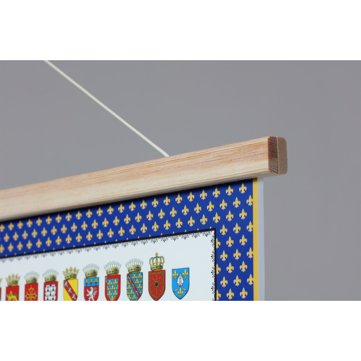 Cadre bois magnétique suspendu pour Poster ou affiche - largeur 71 cm