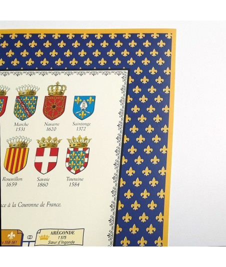 Poster de l'Arbre Généalogique des Rois de France